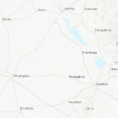 Map showing location of Wanggou (34.671470, 116.492130)