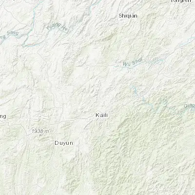 Map showing location of Wanshui (26.735280, 107.987220)