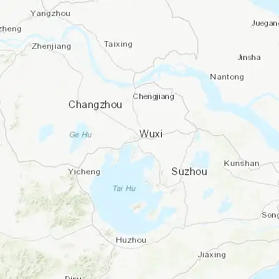 Map showing location of Wuxi (31.568870, 120.288570)