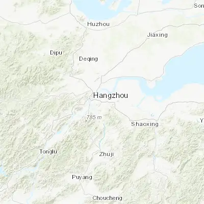 Map showing location of Xiaoshan (30.167460, 120.258830)