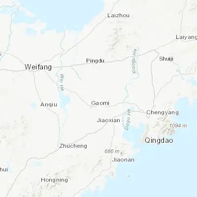 Map showing location of Xiazhuang (36.449170, 119.835560)