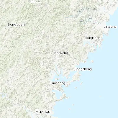 Map showing location of Xibing (26.981390, 119.724720)