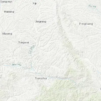 Map showing location of Xichuan (35.030500, 106.063000)
