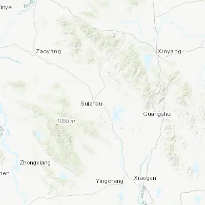 Map showing location of Xihe (31.686350, 113.465850)