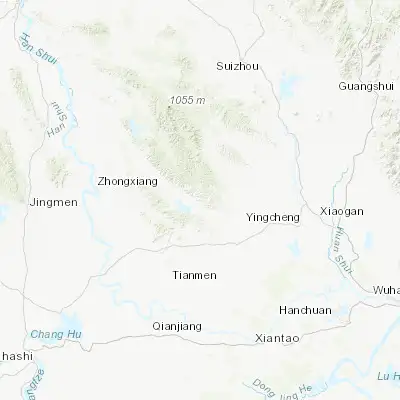 Map showing location of Xinshi (31.047040, 113.140980)
