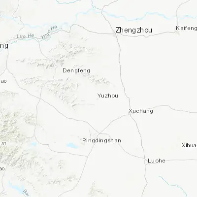 Map showing location of Yingchuan (34.162780, 113.463890)