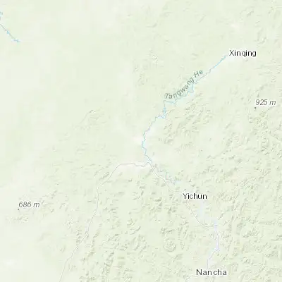 Map showing location of Youhao (47.853060, 128.835650)