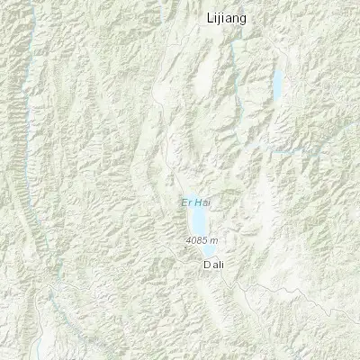 Map showing location of Yousuo (26.025270, 100.067710)
