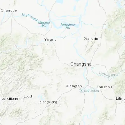Map showing location of Yutan (28.258310, 112.560480)