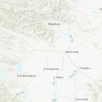 Map showing location of Zhenping Chengguanzhen (33.033140, 112.233210)