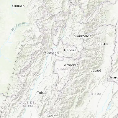 Map showing location of Alcalá (4.674720, -75.782500)