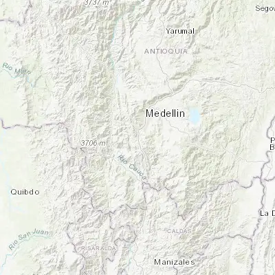 Map showing location of Caldas (6.091060, -75.635690)