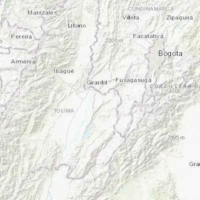 Map showing location of Carmen de Apicalá (4.147250, -74.720140)