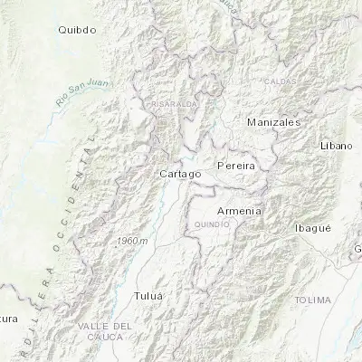 Map showing location of Cartago (4.746390, -75.911670)