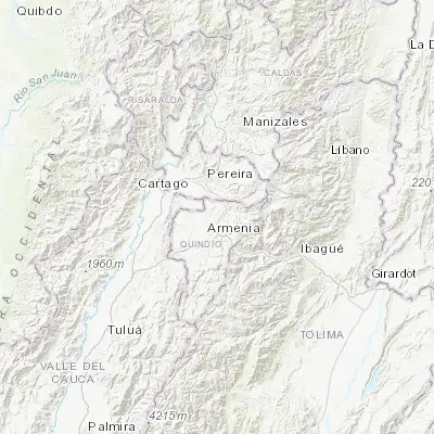 Map showing location of Circasia (4.618890, -75.635830)
