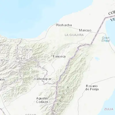 Map showing location of Distracción (10.897840, -72.886660)