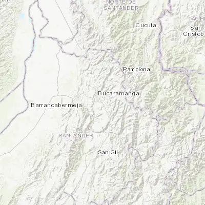 Map showing location of Floridablanca (7.062220, -73.086440)