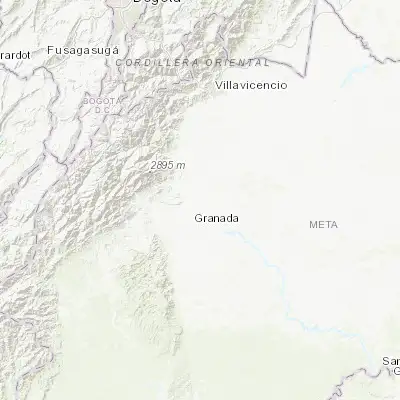 Map showing location of Granada (3.546250, -73.706870)