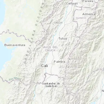 Map showing location of Guacarí (3.763830, -76.332920)