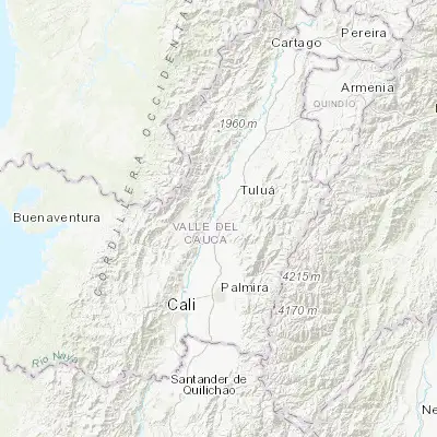 Map showing location of Guadalajara de Buga (3.900890, -76.297830)