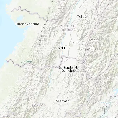 Map showing location of Jamundí (3.260740, -76.534990)