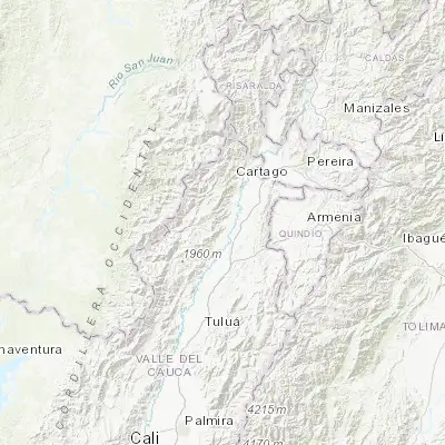 Map showing location of La Unión (4.532820, -76.103180)