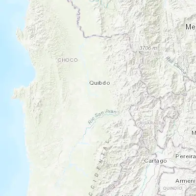 Map showing location of Lloró (5.496050, -76.549450)