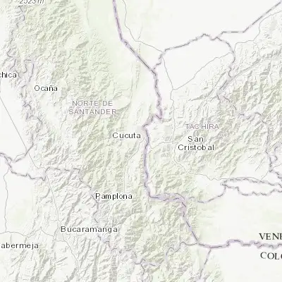 Map showing location of Los Patios (7.837930, -72.503700)