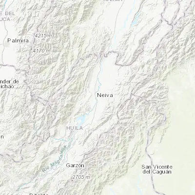 Map showing location of Neiva (2.927300, -75.281890)