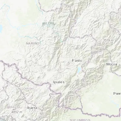 Map showing location of Olaya Herrera (1.248030, -77.490850)