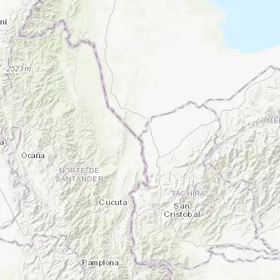 Map showing location of Puerto Santander (8.363610, -72.406300)