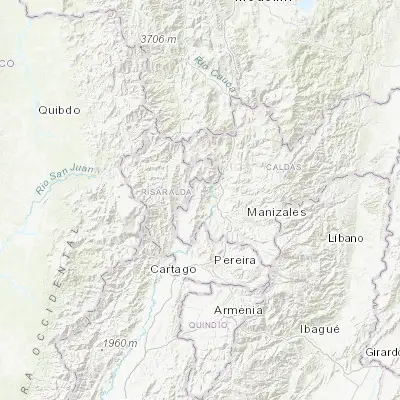 Map showing location of Risaralda (5.166470, -75.765950)
