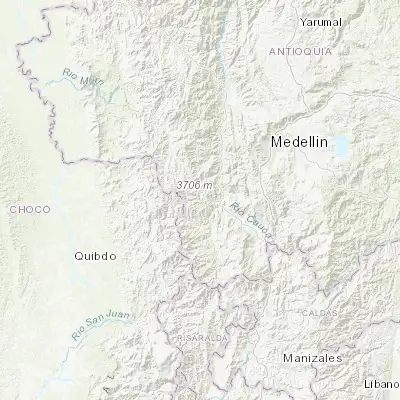 Map showing location of Salgar (5.965020, -75.965410)