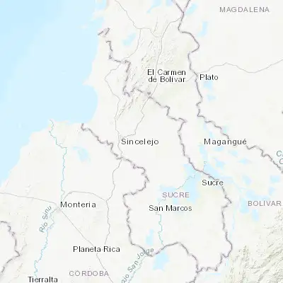 Map showing location of San Juan de Betulia (9.273450, -75.241030)