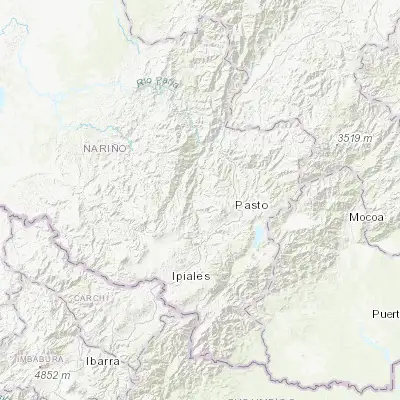 Map showing location of Sandoná (1.286260, -77.469210)