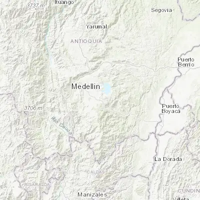 Map showing location of Santuario (6.138330, -75.264170)