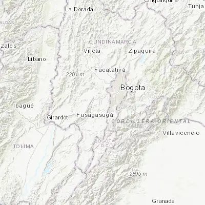 Map showing location of Sibaté (4.491540, -74.259570)