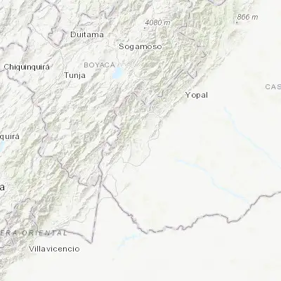 Map showing location of Tauramena (5.017890, -72.746750)