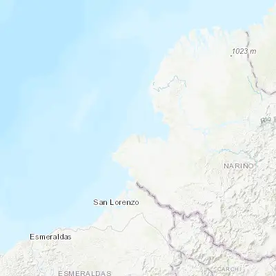 Map showing location of Tumaco (1.791120, -78.792750)