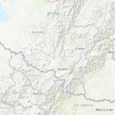 Map showing location of Túquerres (1.086470, -77.618580)