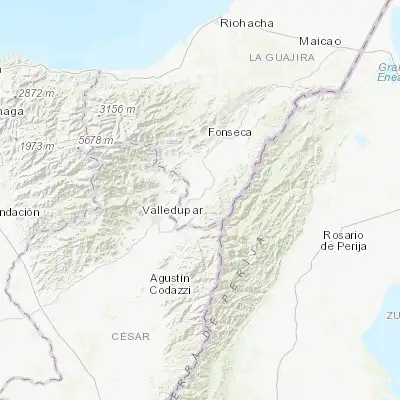 Map showing location of Urumita (10.558940, -73.012320)