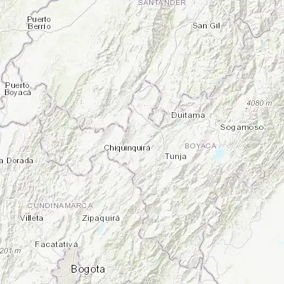 Map showing location of Villa de Leyva (5.634130, -73.524380)