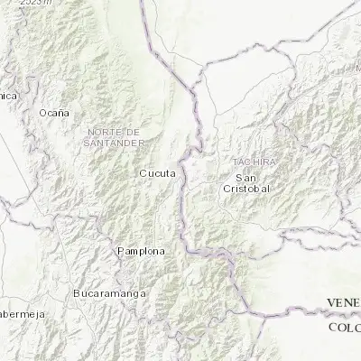 Map showing location of Villa del Rosario (7.833890, -72.474170)