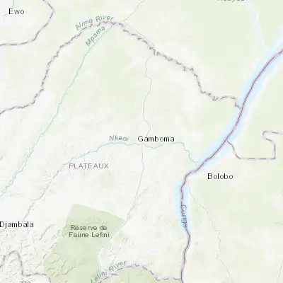 Map showing location of Gamboma (-1.876390, 15.864440)