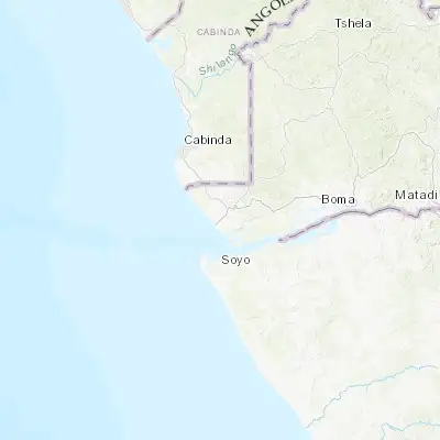 Map showing location of Moanda (-5.927530, 12.371480)