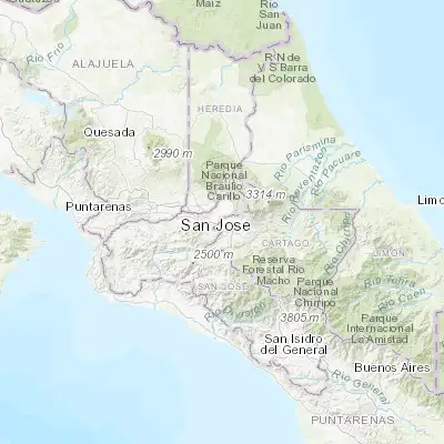 Map showing location of Concepción (9.926830, -84.001230)
