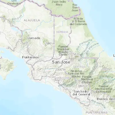 Map showing location of San Pablo (9.995590, -84.096560)