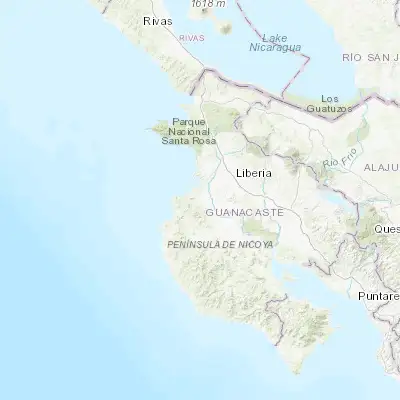 Map showing location of Sardinal (10.516740, -85.647480)
