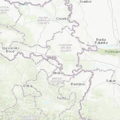Map showing location of Bošnjaci (45.050280, 18.755560)