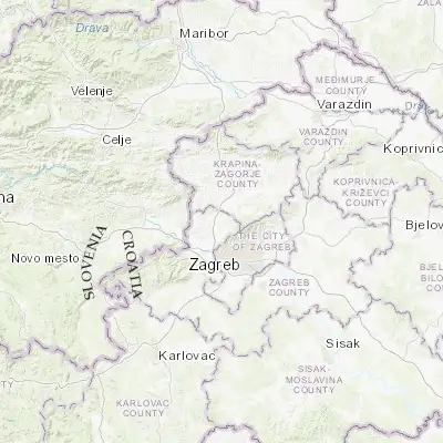Map showing location of Jakovlje (45.936110, 15.855590)